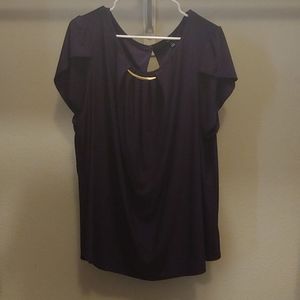 Purple Blouse w/Gold Accent